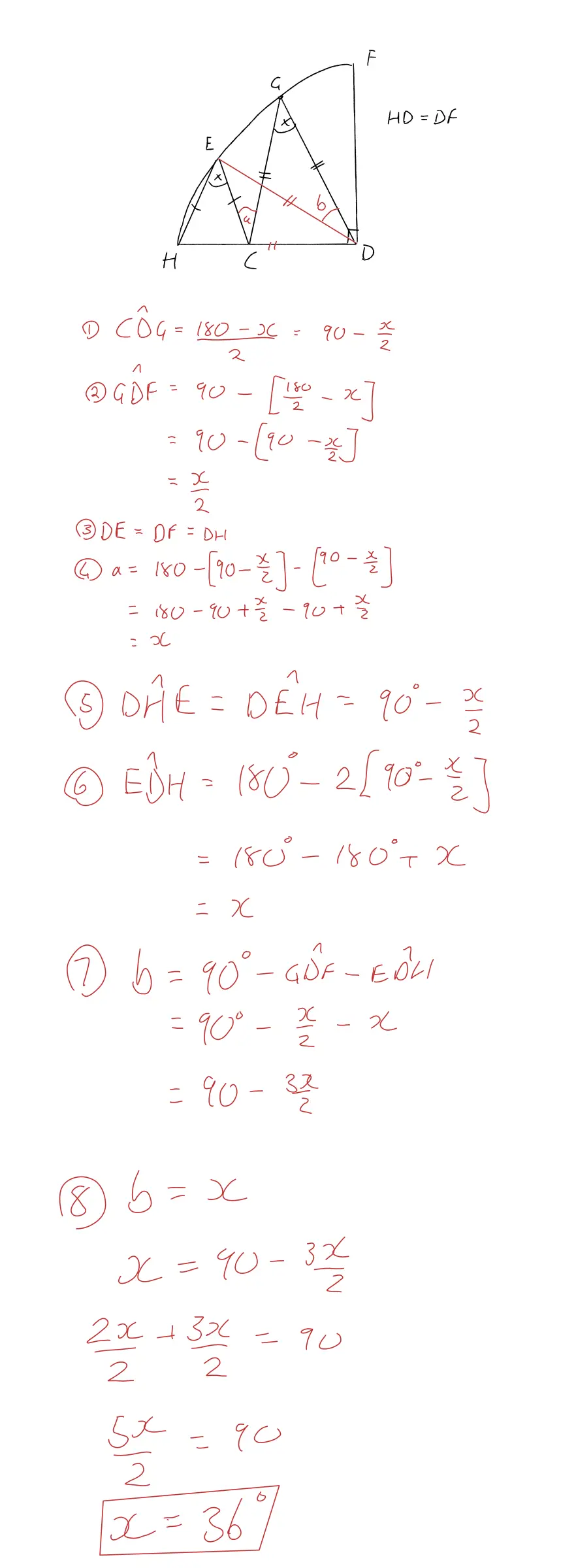 Facebook Puzzle #1, handwritten page 1